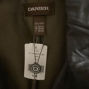 Leather Danier Moto style jacket